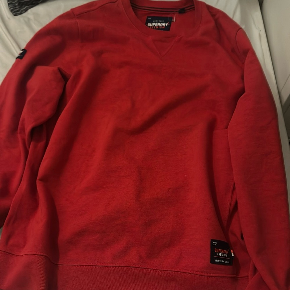 red super dry hoodie